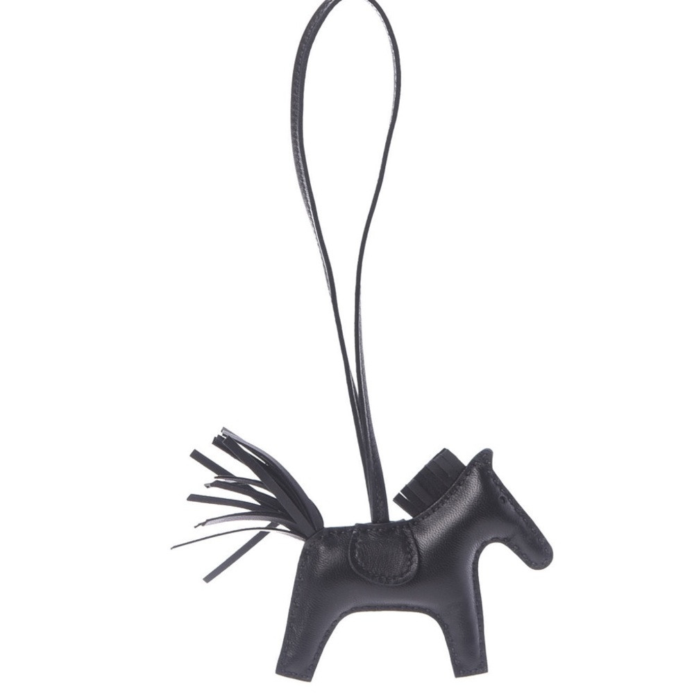RARE! New, Hermès Noir Rodeo Charm. Collectible!